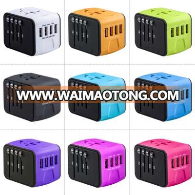 International all in one multi-nation universal worldwide usb travel power adapter with 4 usb port charger adapter plug for UK